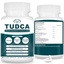 2200MG TUDCA doplňky - Bile Soli doplněk Komplex pro jaterní detox & Cleanse, žlučník čištění, stravitelné zdraví 60 Kapsle