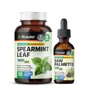 BIO KRAUTER Spearmint 100 Kapsle & Saw Palmetto tinktura 2 Fl. Oz.