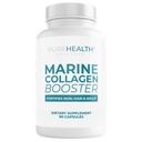 Marine Collagen a Hyaluronic kyseliny doplňky, Aloe Vera Leaf gel a vitamin E Collagen Peptides Pills- Collagen doplňky s Hyaluronic kyselina pro vlasy kůže Nails- 90 Collagen Caps