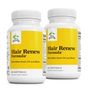Terry Přirozeně vlasy Reew Formule - Vlasové růstové Supplement s koňský ocas Biotin & kyselina listová - Proso Seed Oil pro Keratin Production Support - 60 Softgels, 2 Pack