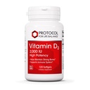 Protokol Vitamin D3 2000 IU - Imunitní podpora, Zdravé kosti a zuby - 120 Váček