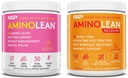 RSP Nutrition AminoLean Pre Workout Energy (Pink Lemonade 30 Servings) s AminoLean Recovery Post Workout Boost (Blood Orange 30 Servings)