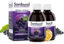 Sambucol Black Elderberry Sirup - Sambucus Syrup, Black Elderberry Liquid, Imunitní podpora pro děti a dospělé, High Antioxidants, Gluten Free - Původní Formule, 7.8 Fl Oz, 2-Pack