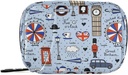 London Retro Tisk Pill Box 7 Day Pill Pouzdro Pouzdro Pořadatel Bag se Zipper Přenosný Týdenní vitamin Medicine Dodatek Držák Pouch Bag