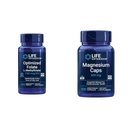 Life Extension Brain & Heart Health Folate and Magnesium Supplement Bundle, 100 tablet a 100 kapslí