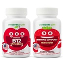 Děti Vitamin B12 Chewables + Elderberry + Zinek + C Chewables Bundle
