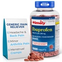 TIME- CAP Labs, INC. Včasné Ibuprofen 200mg 1000 tablet - Tablety úlevy od bolesti a snížení horečky - pro úlevu od bolesti hlavy, menstruační bolest, bolesti zubů, muskulárně, bolesti svalů a kostí