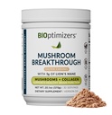 BiOptimalizátory Houba Káva Alternativa - Slané karamelové nápoje - Lion 's Mane, Chaga, Reishi + Collagen Peptides for Focus, Energy & Gut Health - Adaptogenní houby & MCT Powder - 30 Služeb
