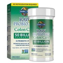Zahrada života Probiotika pro ženy a muže - Raw Probiotika Colon Care 50 Miliardy CFU a enzymů, Stabilní jednou denně Acidophilus Probiotic pro regulační a imunitní podporu zdraví, 30 Kapsle