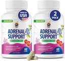 SUNNY SAM Adrenal Cortex Supplements for Cortisol Management - Podporuje Cortisol, Energetické úrovně, a Napětí nařízení