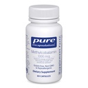 Čisté enkapsulace Methylkobalamin 1000 mcg - vitamin B12 dodatek k podpoře paměti a nervového zdraví - Premium vitamin B12 Kapsle - 60 Kapsle
