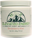 Zdravý energetický nápoj Powder - Stevia & přírodní kofein 124; Zvýšená energie Fizzy Drink Mix 124; Jahodové kiwi 124; 30 Služeb