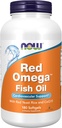 Nyní Potraviny doplňky, červená Omega ™ s CoQ10 30 mg a Omega-3 Fish Oil, Kardiovaskulární podpora *, 180 Softgels