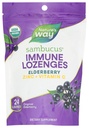 Nature 's Way Sambucus Imunitate Lozenges, Zinek + Vitamin C, Black Elderberry Extract, USDA Certified Organic, Original Berry Ochucené, 24 Lozenges (Balení květen Vary)