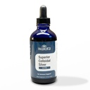 Superior koloidní stříbro, Waiora, Liquid Mineral Supplement, 40 PPM, pro imunitní podporu, modrá skleněná láhev s kapátkem (1 / 22 serv.)