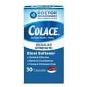 Colace Regular Strenger Stool Softener for Gentle Effective Constolly Relief, No. 1 Doctor Doporučené Stool Softener Brand, 100 mg Docusate Capsules, 30 Count