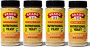 Bragg Nutritional Yeast Seasoning - Vegan, gluten zdarma sýrové vločky - Dobrý zdroj bílkovin a vitaminů - Nutritional Savory Parmesan Sýry Substitut - Non GMO ověřené, 4.5 Ounce, 4-Pack