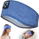 Perytong Bluetooth Headband Sluchátka, Spánková sluchátka Bluetooth pro boční spáče - Spící čelenka s tenkým reproduktorem Mikrofon handsfree Dárkové nápady pro ženy Muži