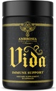 Ambrosia Vida Imunity Support, Elderberry, Vitamin C, Vitamin D a zink dodatek, Imunitní systém Booster (60 Kapsle)