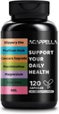 ACAPPELLA Slippery Elm, Psyllium Husk, Cascara Sagrada, Marshmallow, Magnesium, Aloe Vera, DGL Capsule - Probiotic Blend Digestive Gut Health Dodatek (1)