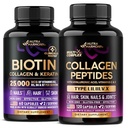 NUTRAHARMONY Biotin, Keratin & kolagen Kapsle