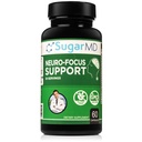 SugarMD Neuro- Focus Support - Brain Health Supplements for Memory - Focus and Clarity Formule Bacopa, Ginkgo, & Bioperin for Cognitive Support - Non- GMO and Gluten- Free - 60 Kapsle
