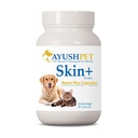 Ayush Pet Neem Plus - Neem Supplement for Dogs, Skin and Coat Support for Domestics with Itchy Skin, Bylinné kapsle s Triphala a Neem for Gut and Immunent Health - 90 Kapsle