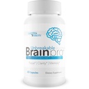 Nerozbitelný mozek Pro - Náš nejlepší doplněk k podpoře mozku - Premium Brain Memory Support - Natural Brain Health Support - Podpora mozku pro ženy a muže - Příslušenství pro podporu mozku pro paměť a soustředění
