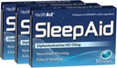 HealthA2Z ® Sleep Aid PHAR124; Difenhydramine HCL 50mg PHARMAR 124; Softgels PHARMAR 124; Podporuje Deepverer Restful Sleeping PHARMAL 124; 10 Counts (balení po 3)
