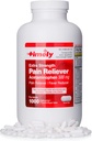Časově Acetaminophen 500 MG Tablety 1000 Počet - Extra Strength Pain Relief - Ve srovnání s léčivou látkou v Extra Strength Tylenol - Menstruační křeče, Reducer horečky, Menstruační bolest artritidy