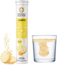 Manuka Doctor Joints * Daily Joint Support Supplement with Manuka Honey, Vitamin C, Copper & Mangan to Promote Joint Health, Lemon Flavor, 20 Effervescent Tablety