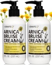 Reshape + Arnica Bruise Relief Topical Cream for Bruising, Otok, a změna barvy na kůži, přírodní péče o pleť Homeopatická Arnica Lotion W / Vitamin K, Koňský Kaštan, & Kolagen, 8 Fl Oz (2-Pack)
