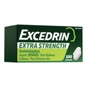 Excedrin Extra Strength Pain Relief Caplet - Reliéf bolesti hlavy - 100 Počet