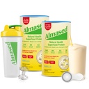 Almazed Meal Replacement Shakes for Weight Loss - Protein Powder - Starter Kit (Almazed Meal Replacement Shakes for Weight Loss - Protein Powder - Starter Kit (Mandle Vanilla Flavor, 2 plechovky 17,6 oz + Shaker Bottle + Scoop)