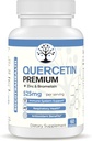 Quercetin Premium se zinkem a bromelainem - Podpora imunitního systému a respiračního zdraví - Antioxidační výhody - Non- GMO, bezlepkové - 60 Veganových kapslí