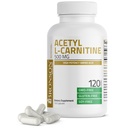 Bronson Acetyl L- karnitin 500 MG High potency Amino Acid Non- GMO, 120 tobolek
