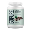 Izopure Plant- Based Protein Powder, Lactosa Free, gluten Free, Se železem, čokoláda, 20g rostlinný protein per Serving, 1,37 Lbs, 20 Služeb