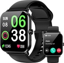 Smart Watch, Smartwatches for Men Women, 1.85 "HD Fitness Tracker (Answer / Make Calls), 120 + Sport Modes, Heart Rate / Sleep Monitor, IP68 Vodotěsné Fitness Watch, Smartwatch pro Android iOS