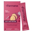 Defloating and Daily Digestion Drink Mix - Anti- Bloating and Gut Health Supplement with Digestive Enzymes, Prebiotics, and Organic Superfoods - Detox and Debloat - Ananas Ginger Flavor