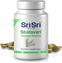 Sri Sri Tattva Shatavari Asparagus Racemosa Dietní doplňky - 60 Tablets 500mg Organic Shatavari- Reprodukční zdraví Ayurvedic Herb pro Balancing Vata & Pitta