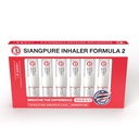 Siang Pure Aromatherapy Nasal Inhaler - Chlazení Menthol, Peppermint a Eucalyptus Oil - Alergie, zácpa a sinusová úleva (6 Pack)