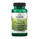 Swanson Rhoddiola Ashwagandha Ginseng Komplexní energetická imunitní funkce Nervový systém Podpora stresu Adaptogen Herb Dodatek 60 Kapsle