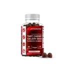 Vitamatic Tart Cherry with Celery Seed Gummies - 4000mg Ekvivalentní Per Serving (od 10: 1 Extract 400 mg)