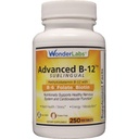 Wonder Laboratories Sublingual Vitamin B12 (1000 mcg), B6 (5mg), Kyselina listová (400 mcg) & Biotin (25mcg) - Vyrobeno s methylkobalaminovým vitaminem B-12 (250 tablet)