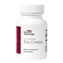 Bariatric Advantage Nežvýkací zinek Chelát - Vysoce absorbovatelné - 20 mg Zing Arginine & Glycine - Tablety pro bariatrické chirurgie Pacienti - 180 Počet