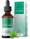 HERBAMAMA Chlorofyl Tekuté Kapky - Vegan Chlorofylin Extrakt pro Detox & Cleanse - Non- GMO, Alkohol & Sugar- Free Antioxidant dodatek pro imunitní podporu, 28- denní dodávka