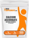 BulkSupplements.com Vápník askorbát prášek - Buffered vitamin C dodatek, vápník prášek - Vegan & gluten zdarma, 1g na servírování, 1kg (2.2 liber) (balení po 1)