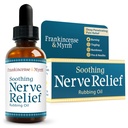 Frankincense & Myrrh Soothing Nerve Relief Rubbing Oil, Neuropatie Pain Relief for Hands & Feet - s mentholem a Frankincense Essential Oils, 2 Fl. Oz. Maximální síla pro nohu