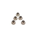 Sluchátko Domes Smoky Gray Tipy Ušní kukly Komfortní pro Open Fit BTE Zvukový zesilovač PSAP Kit neviditelný 8mm (M * 5)