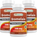 Nejlepší Naturals Bromelain 500 mg 120 tablet (120 Počet (balení po 3))